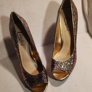 Women's Size 8 And 1/2 Candies Brand High Heeled Shoes